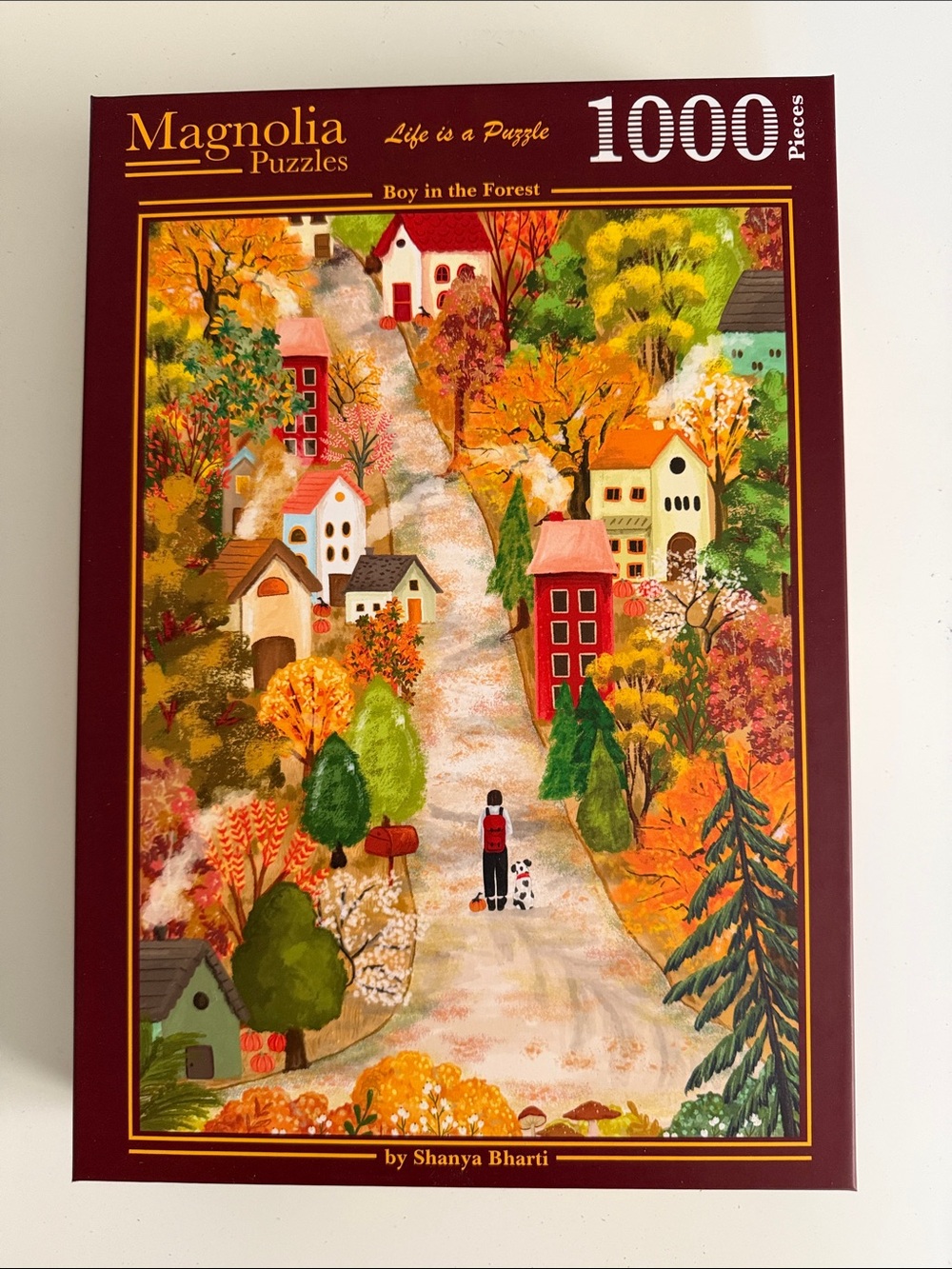 Magnolia Puzzles 1000-Piece Puzzle - Boy In The Forest